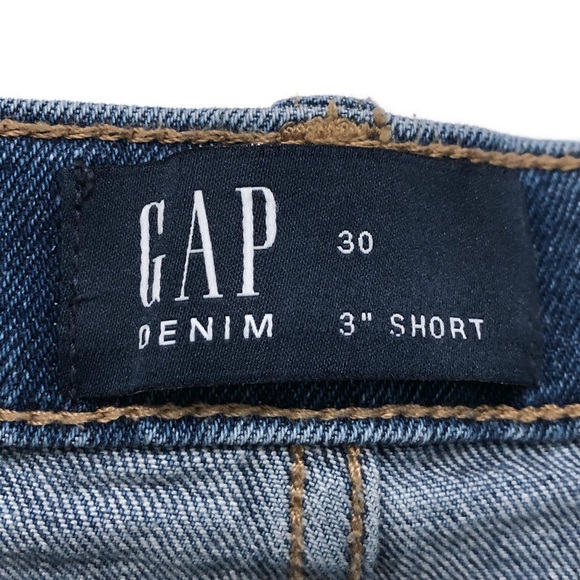 GAP | Floral Embroidered Cut-off Jean Shorts Sz 30 - Picture 7 of 14